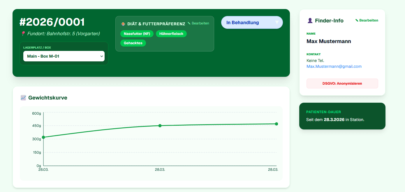 Screenshot der Igel-Akte